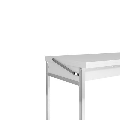 Mesa de Comedor Extensible Home Design Blanco Cromado