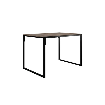 Mesa de Comedor + 4 Sillas Design Legno Negro Mate