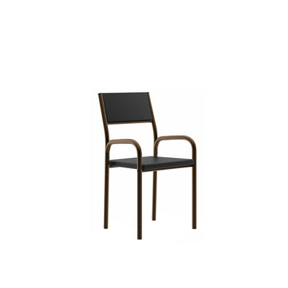 Silla Connect Negro Oro Envejecido