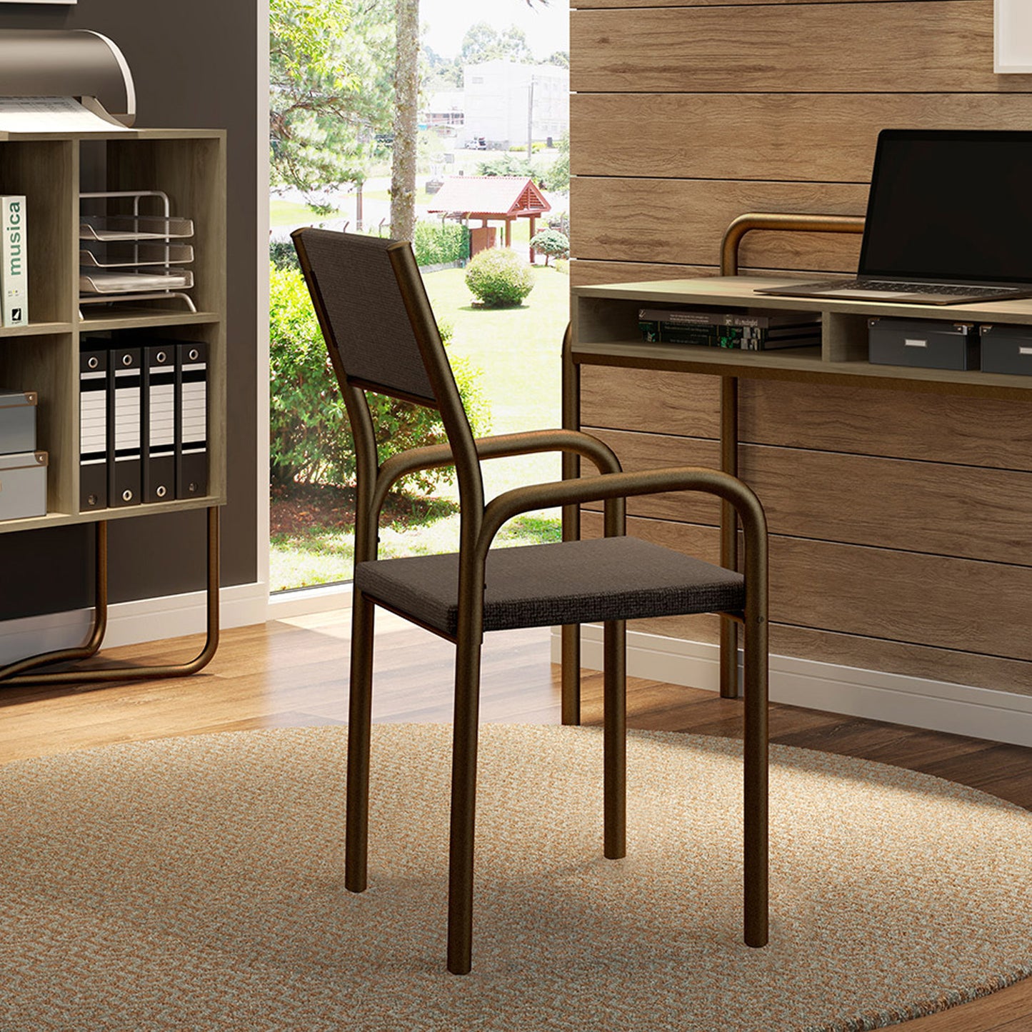 Silla Connect Onix Oro Envejecido