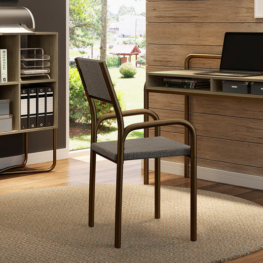 Silla Connect Mocca Oro Envejecido