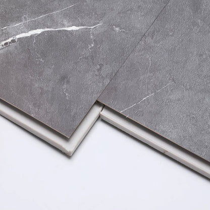 Vinilico Spc Travertino Piso y Muro 45 X 45 cm Gris Marmol