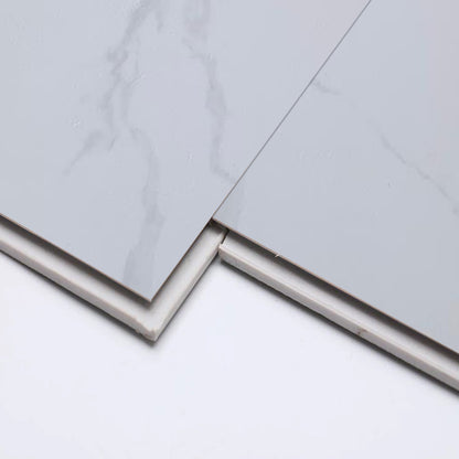 Vinilico Spc Travertino Piso y Muro 30 X 60 cm Blanco Marmol