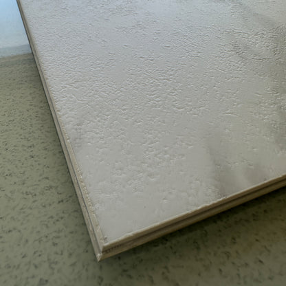 Vinilico Spc Travertino Piso y Muro 30 X 60 cm Blanco Marmol