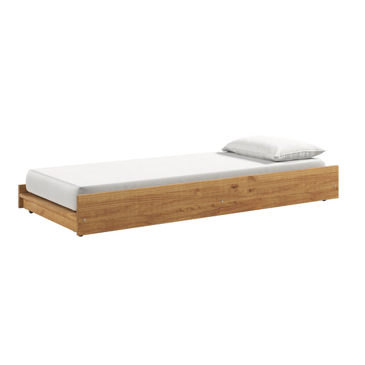 Cama Auxiliar 1 Plaza 100% Madera Hoga Panamá Nogal