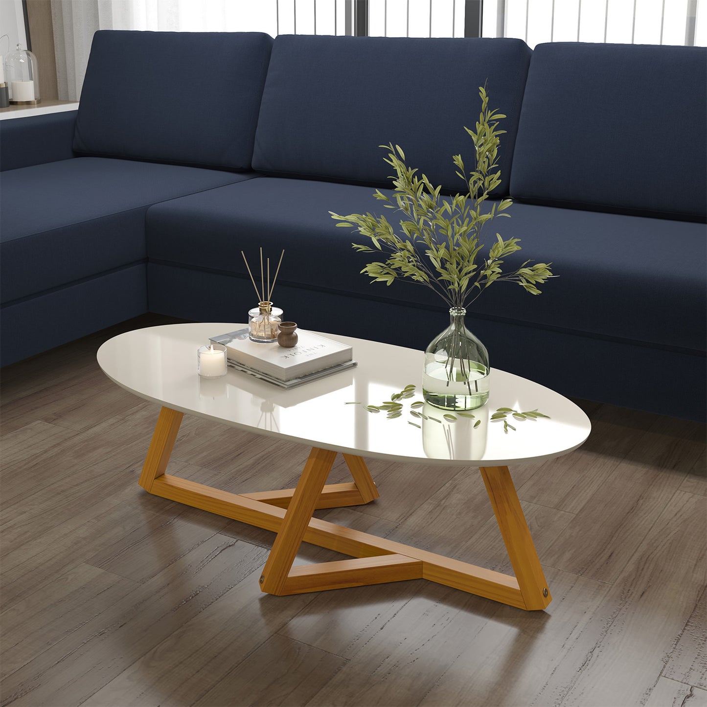 Mesa de Centro Hoga Classic Blanco Invierno Natural