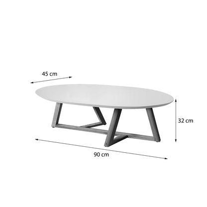 Mesa de Centro Hoga Classic Blanco Invierno Natural