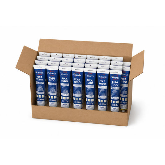 Caja 24 un - Fija Todo Kisafix Sellante Adhesivo de Montaje Multiuso 70g Killing