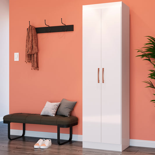 Estante Multiuso 2 Puertas Ibiza Blanco