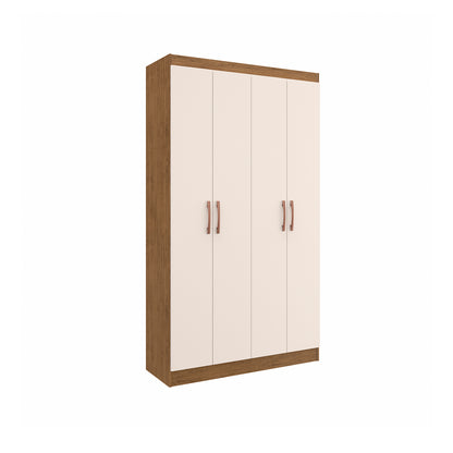 Estante Multiuso 4 Puertas Dueto Canela Blanco Invierno