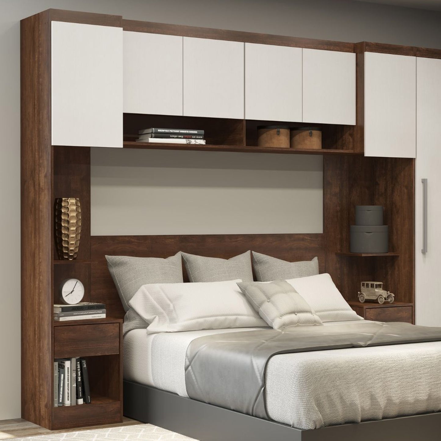 Estante Modulo Selene Castaño Blanco Tx