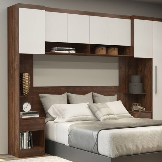 Estante Modulo Selene Castaño Blanco Tx