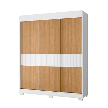 Closet 3 Puertas Estiletto Blanco Roble Flex