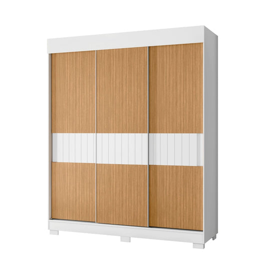 Closet 3 Puertas Estiletto Blanco Roble Flex