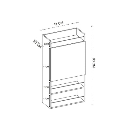 Estante Aéreo Multiuso Compact Blanco