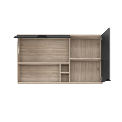 Mueble de Cocina Aéreo 2 Puertas Hoga Firenze Avena Grafito