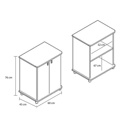 Mueble de Cocina con Puerta Noa Blanco