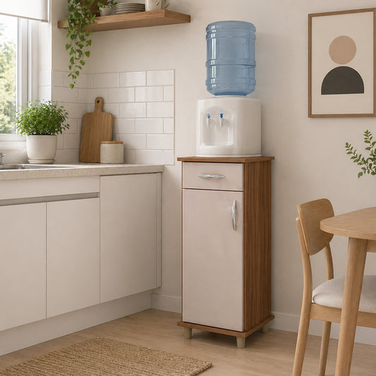 Mueble de Cocina 1 Puerta 1 Cajón Hoga Slim Café Vainilla