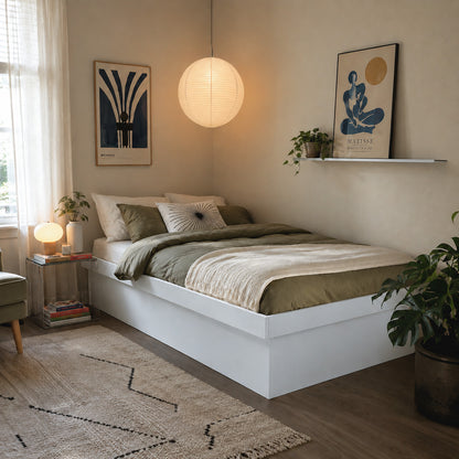 Cama Boxet 1 Pza Hoga New York Blanco