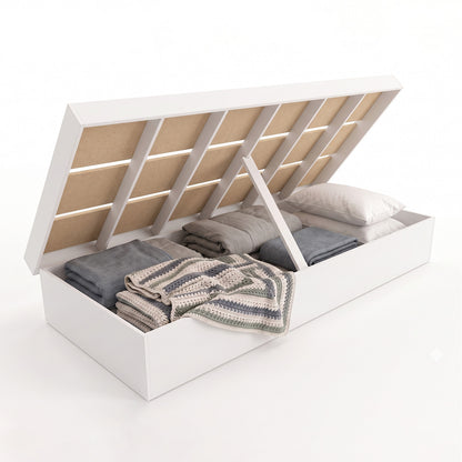 Cama Boxet 1 Pza Hoga New York Blanco