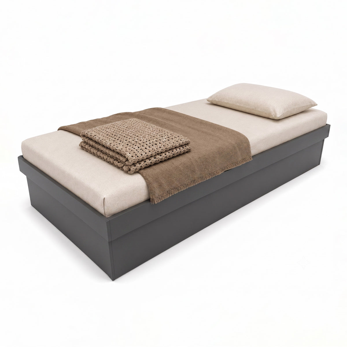 Cama Boxet 1 Pza Hoga New York Grafito
