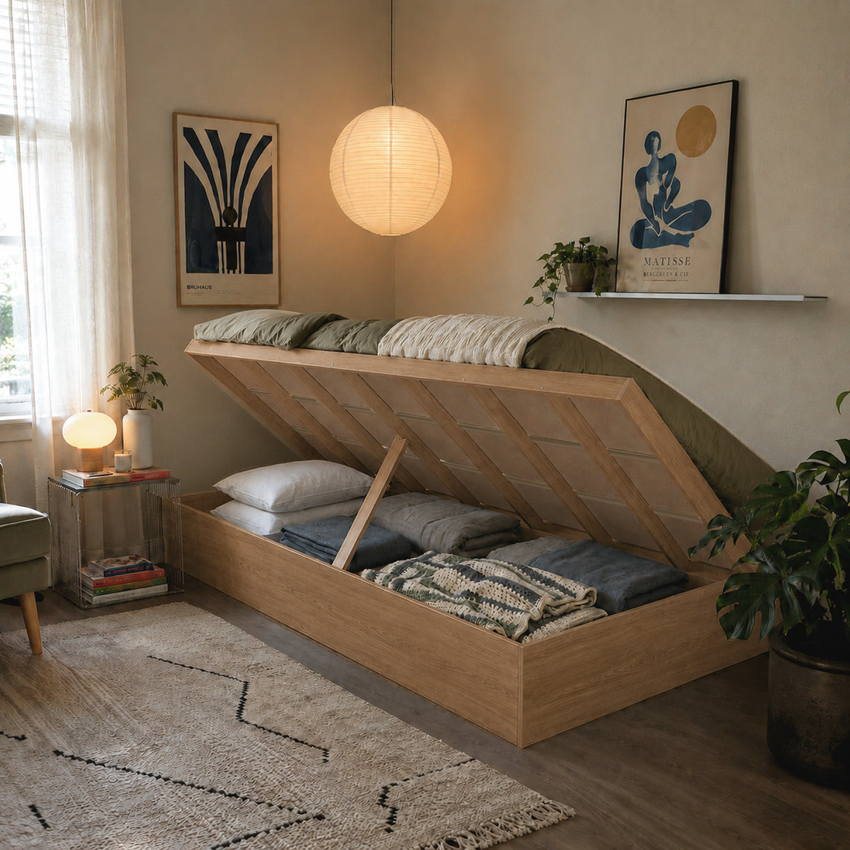 Cama Boxet 1 Pza Hoga New York Miel