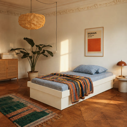 Cama Boxet 1,5 Pza Hoga New York Blanco
