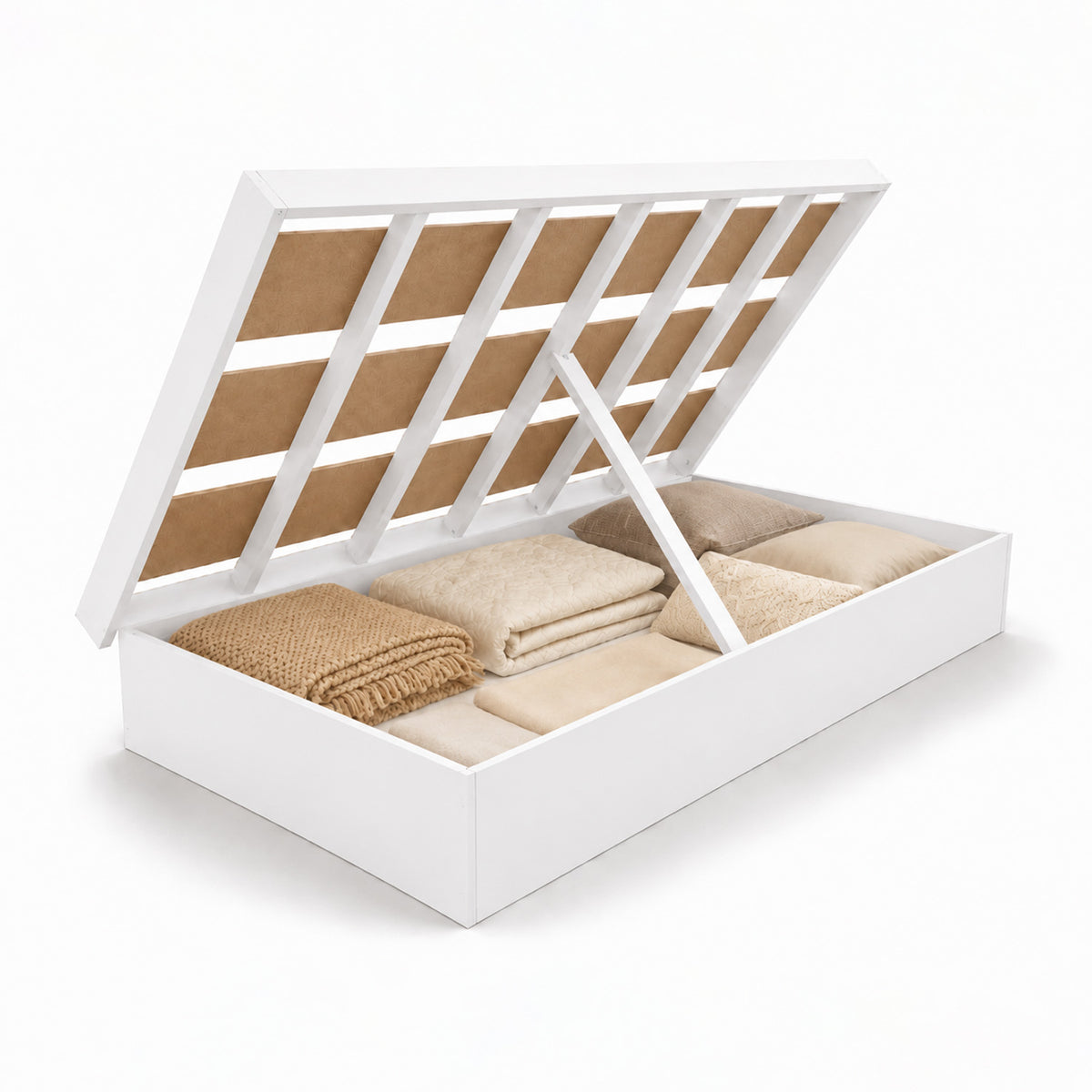 Cama Boxet 1,5 Pza Hoga New York Blanco