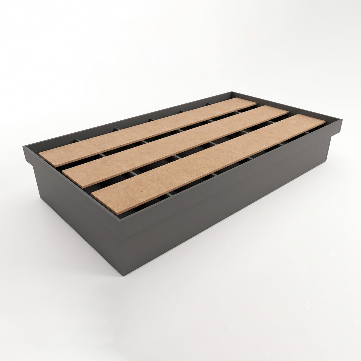 Cama Boxet 1,5 Pza Hoga New York Grafito