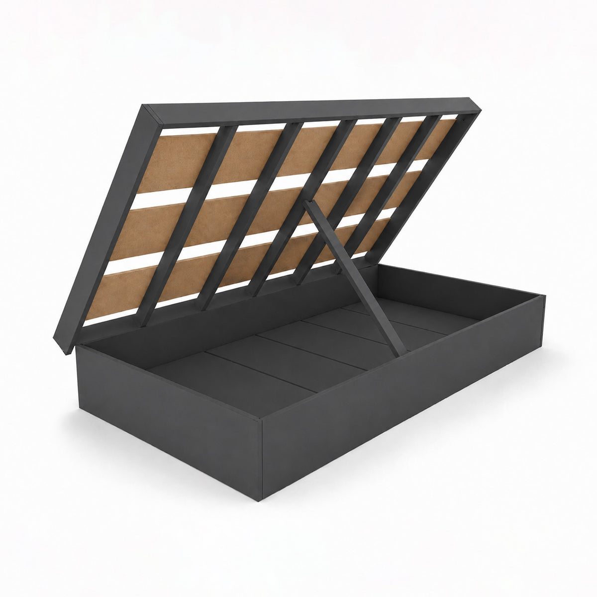 Cama Boxet 1,5 Pza Hoga New York Grafito