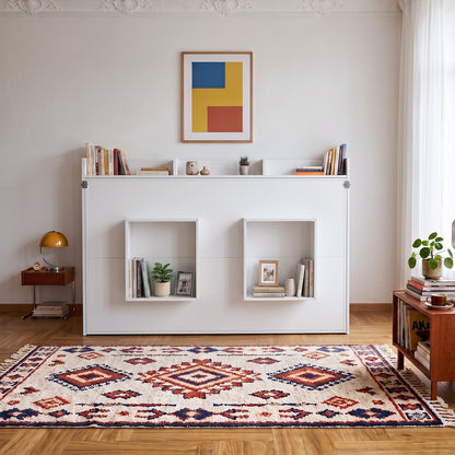 Cama Plegable Horizontal 1 Pza Hoga Dubái Blanco