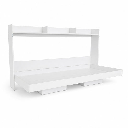 Cama Plegable Horizontal 1 Pza Hoga Dubái Blanco