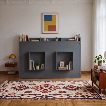 Cama Plegable Horizontal 1 Pza Hoga Dubái Grafito
