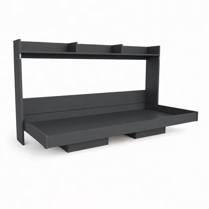 Cama Plegable Horizontal 1 Pza Hoga Dubái Grafito