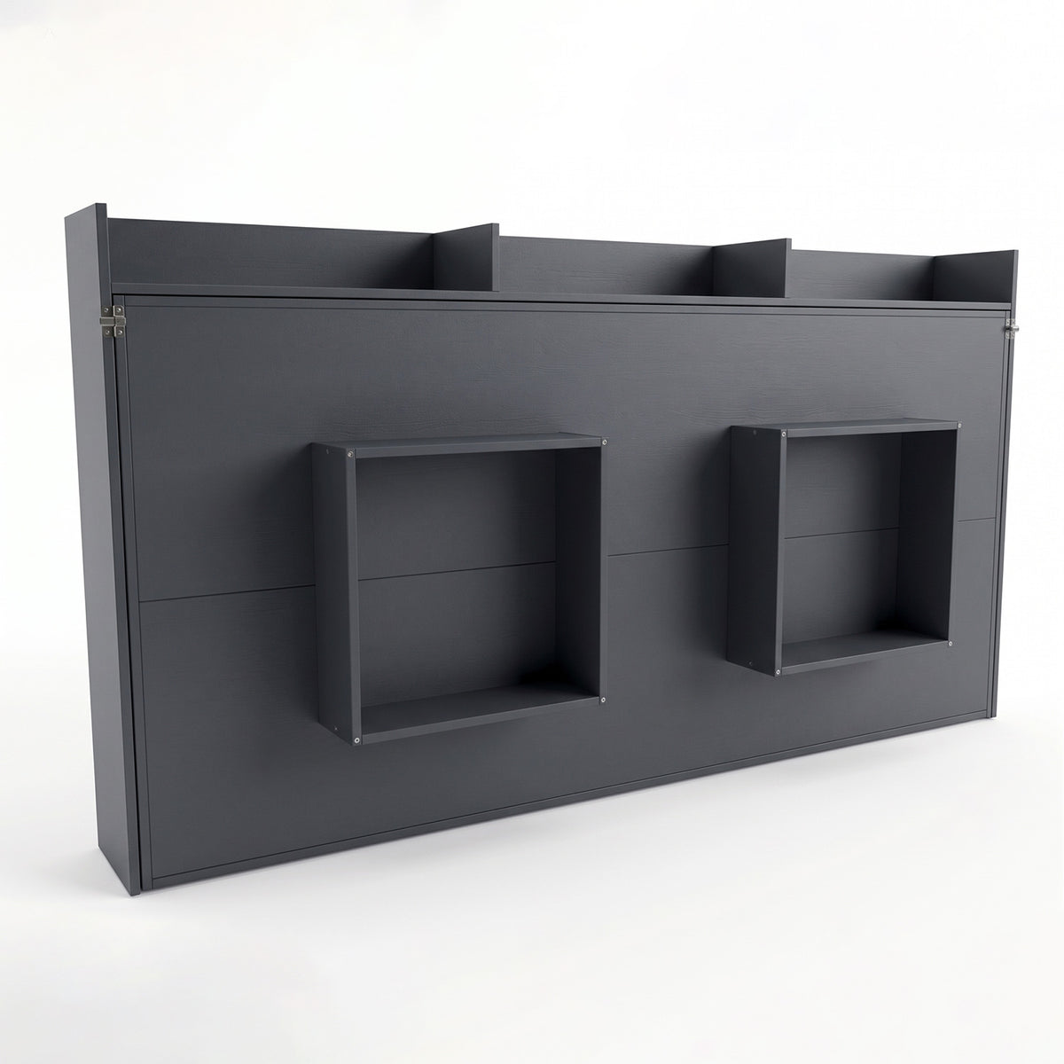 Cama Plegable Horizontal 1 Pza Hoga Dubái Grafito