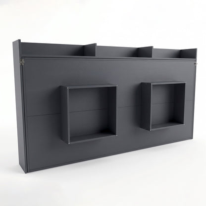 Cama Plegable Horizontal 1 Pza Hoga Dubái Grafito