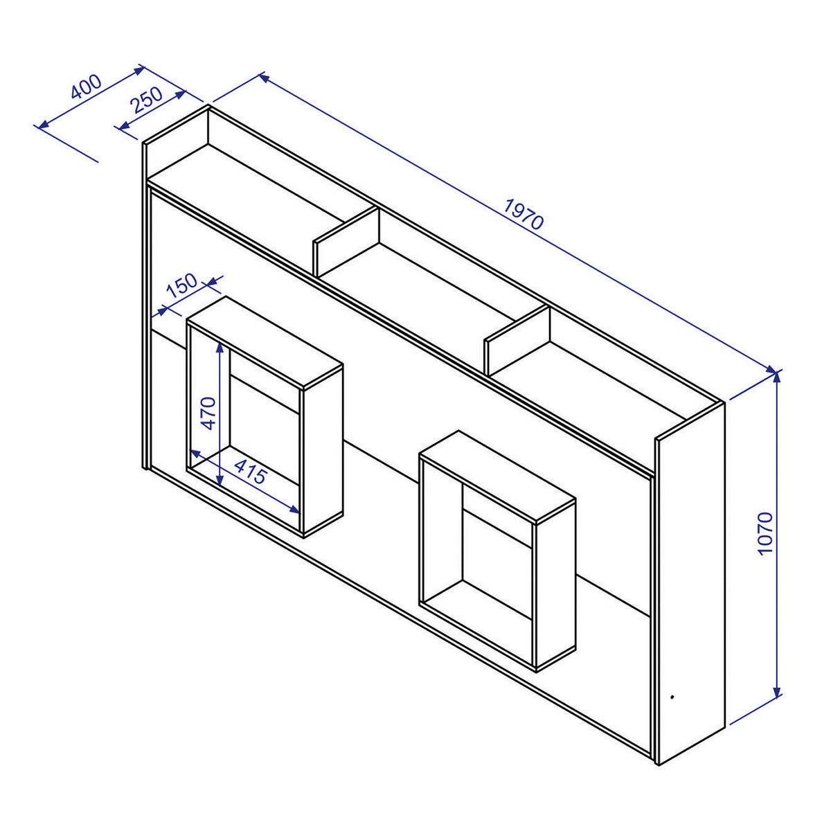 Cama Plegable Horizontal 1 Pza Hoga Dubái Miel
