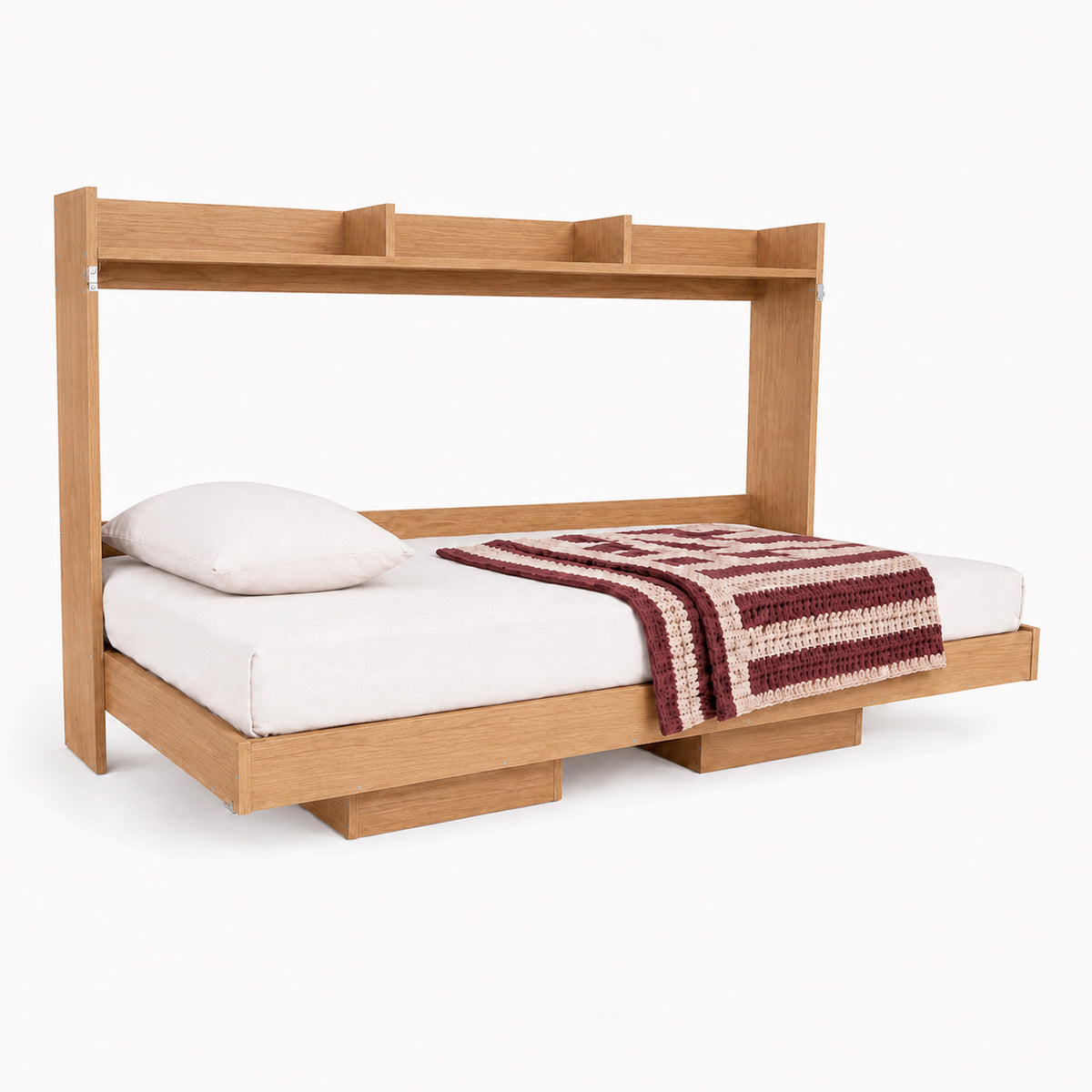 Cama Plegable Horizontal 1 Pza Hoga Dubái Miel