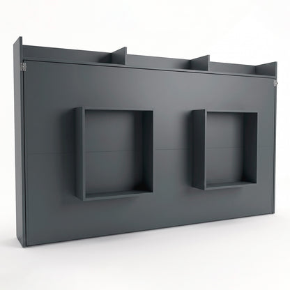 Cama Plegable Horizontal 1,5 Pza Hoga Dubái Grafito