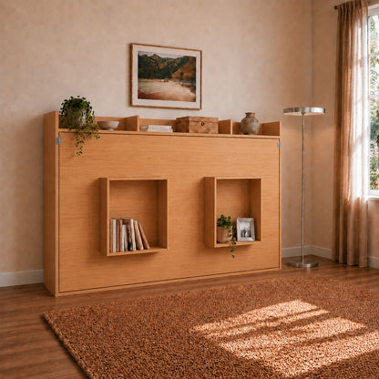 Cama Plegable Horizontal 1,5 Pza Hoga Dubái Miel