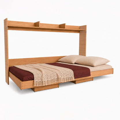 Cama Plegable Horizontal 1,5 Pza Hoga Dubái Miel