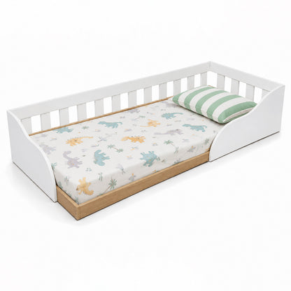 Cama Montessori 1 Pza Hoga Venecia Blanco