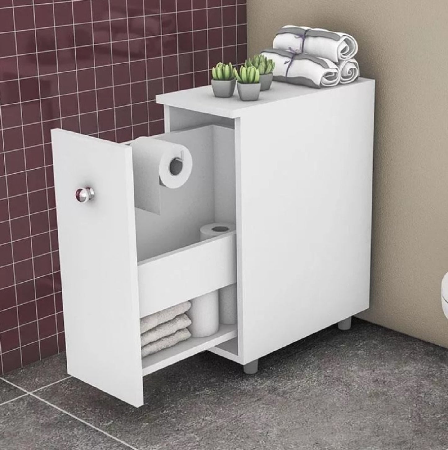 Mueble de Baño Organizador Gales Blanco