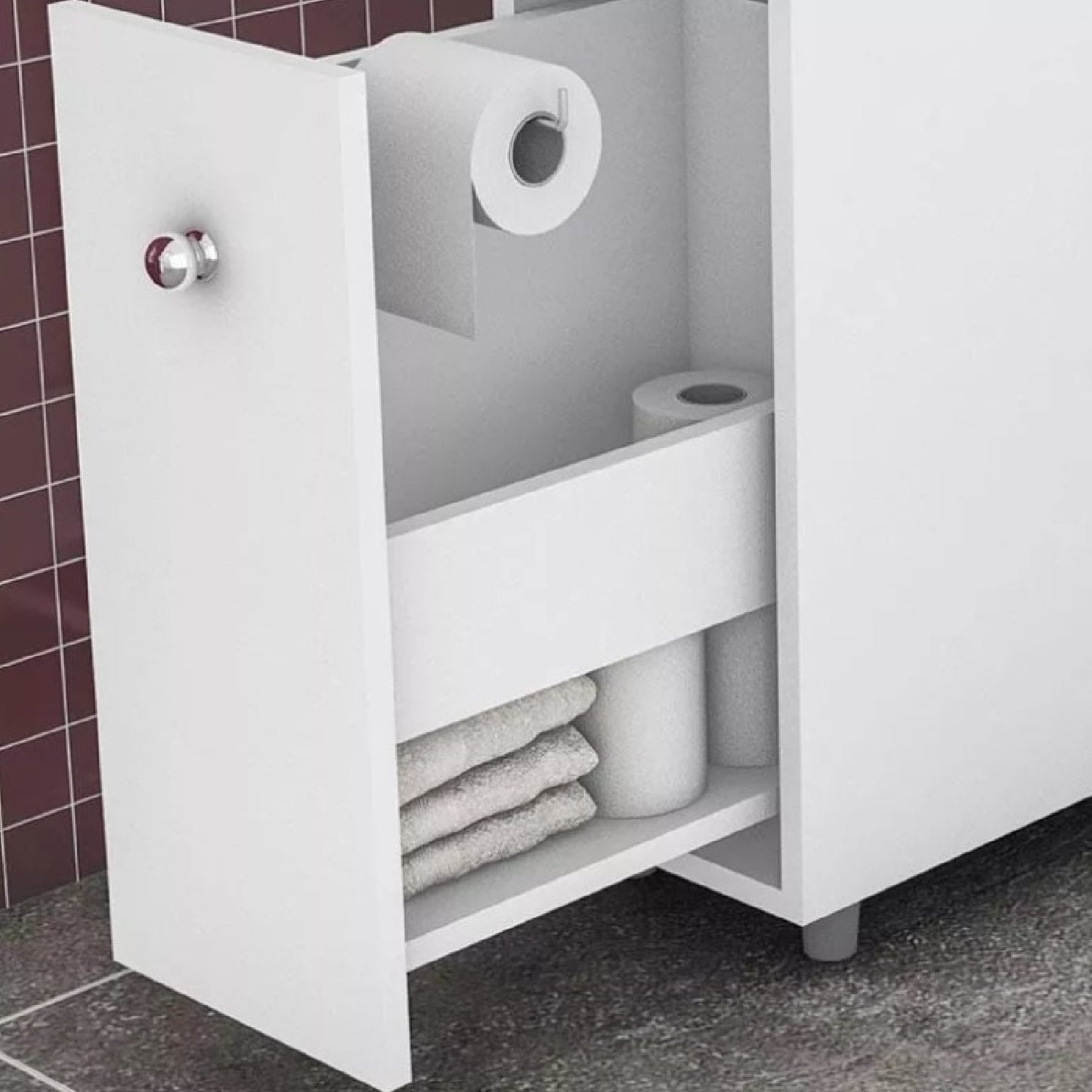 Mueble de Baño Organizador Gales Blanco