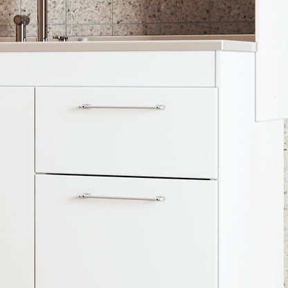 Mueble De Cocina 4 Puertas 1 Cajón Hoga Blanco