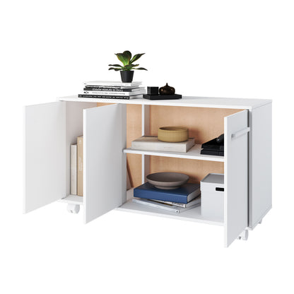 Aparador Arrimo 3 Puertas Line Blanco