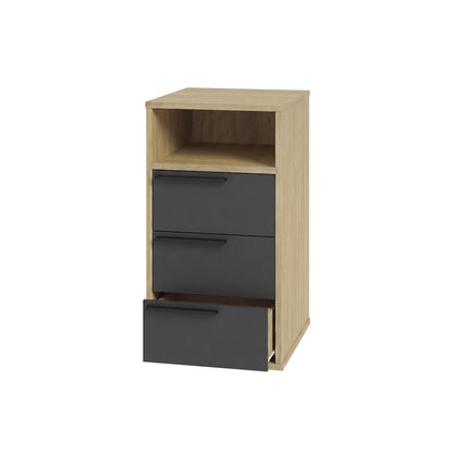 Cajonera con Nicho Office III Miel Negro