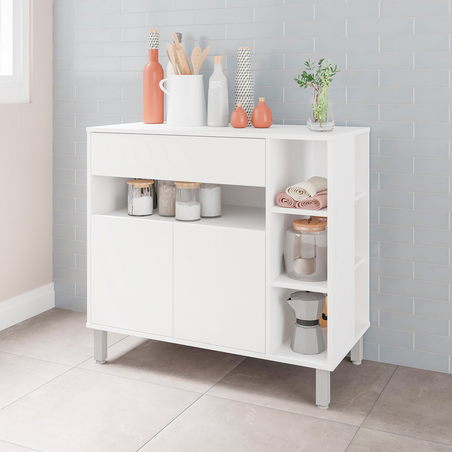 Mueble de Cocina Low Blanco