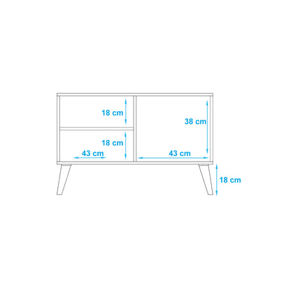 Rack Tv 32" Aspen Blanco