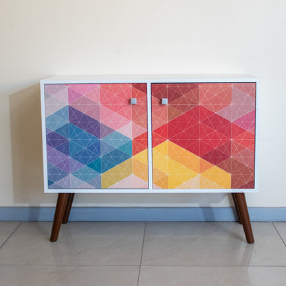 Aparador Buffet 2 Puertas Hoga Multicolor